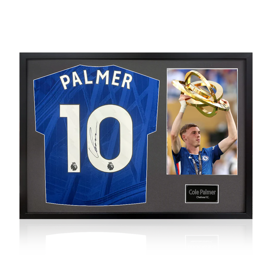 Cole Palmer Signed Chelsea Shirt Classic Frame